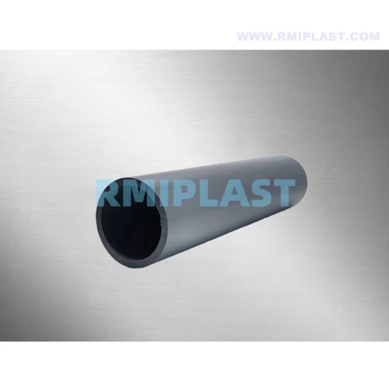 CPVC Pipe of DIN Pn16 400mm Plastic Socket Welding Pipes Dark Grey Tube for Water System