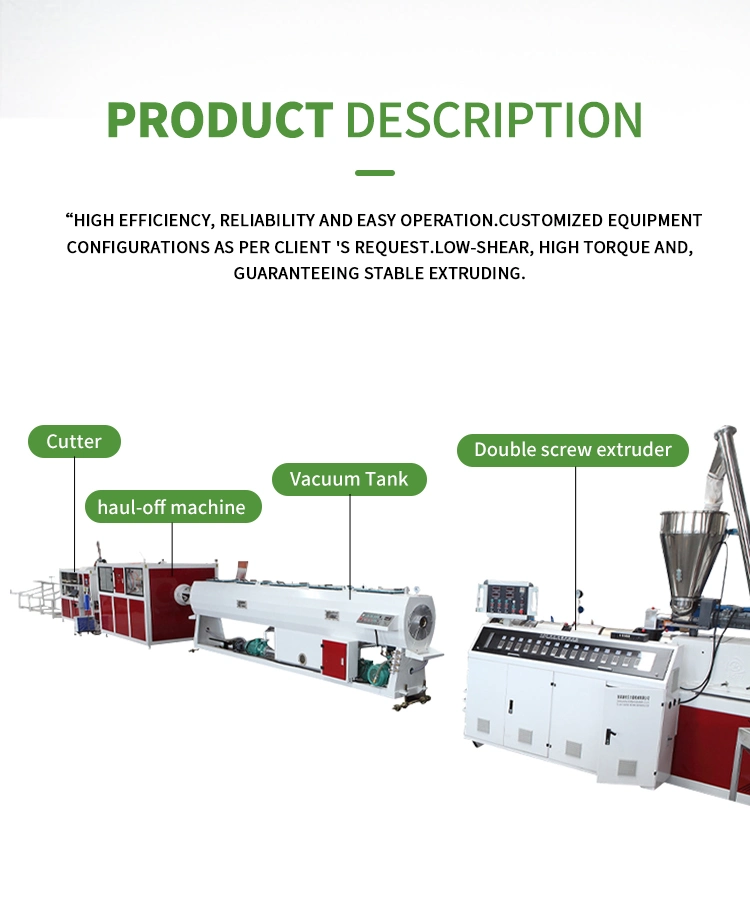 PVC Pipe Production Line Plastic Pipe Making Machine Extrusion Machinery Hot Seller