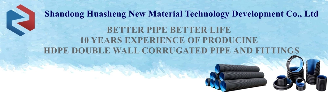 Single and Double Wall Plastic Corrugated Pipe HDPE/PVC-U/PP Corrugated Pipe for Drainage System