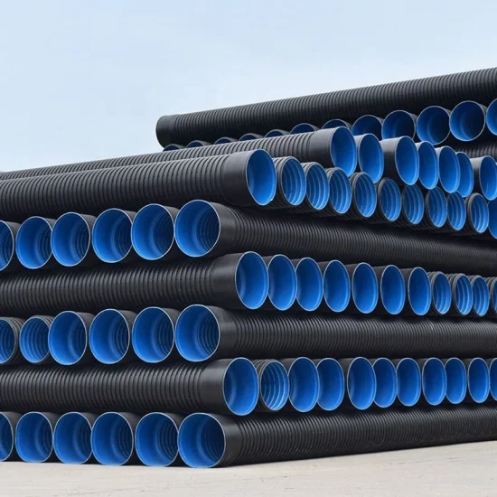 300mm HDPE Double Wall Corrugated Pipe for Drainage Hot Sale