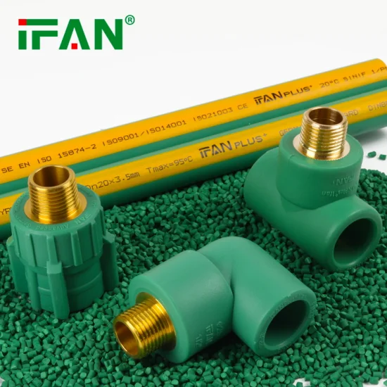 Ifan Factory Direct Price Pure Plastic Green Water Tube PPR Pipe